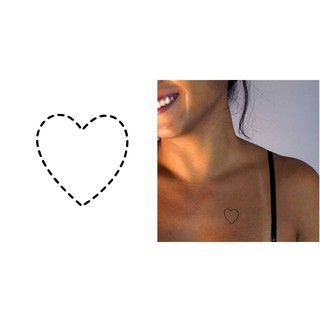 Khuôn hình xăm trái tim