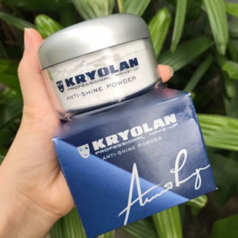Phấn Phủ Bột Kryolan Anti-Shine Powder phấn phủ không màu kiềm dầu 30g