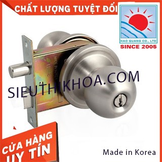 [hàng chính hãng] Khoá đấm tròn hàn quốc Yes Korea 9000B/SS inox không gỉ