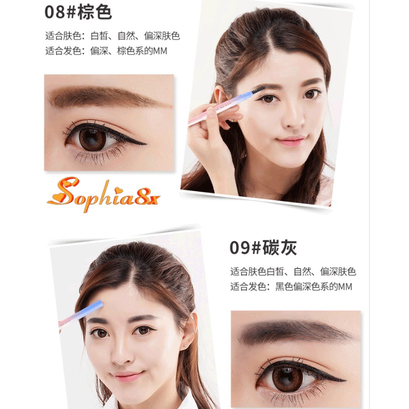 Chì kẻ mày 2 đầu chống trôi dễ kẻ Maycreate