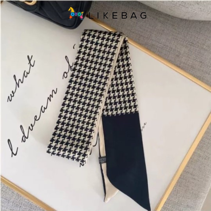 Khăn lụa trang trí túi xách Likebag