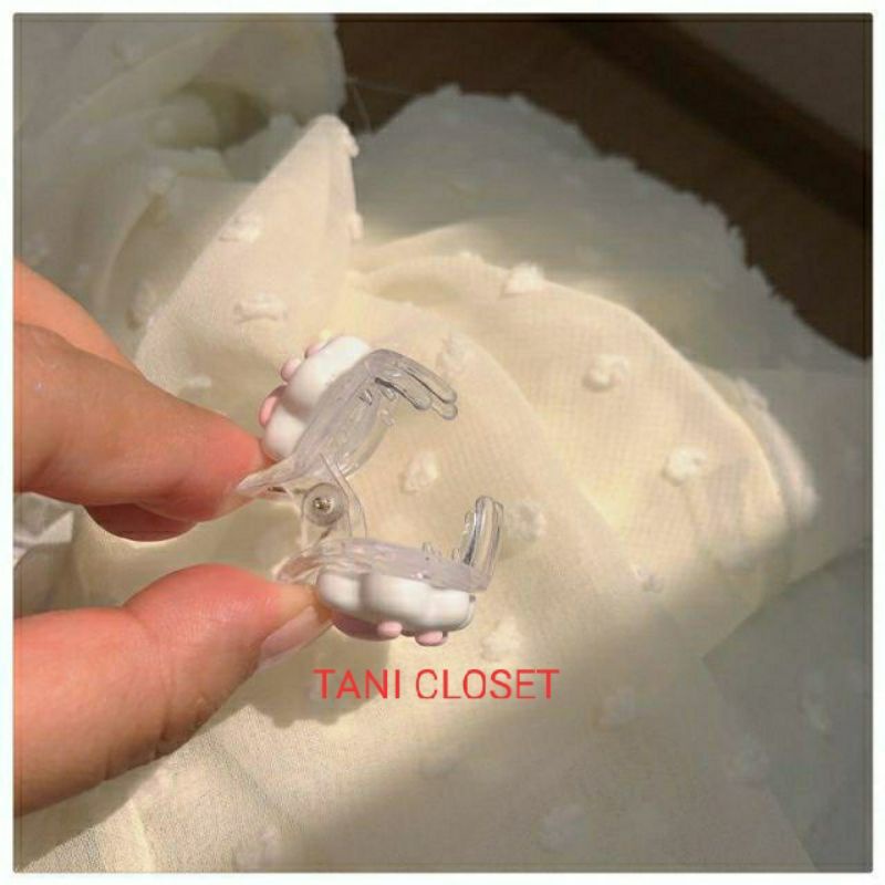 Kẹp Tóc Mái Mini Hình Chân Mèo Méo Meo