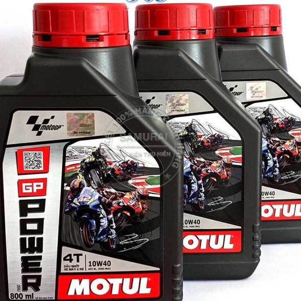 Nhớt xe máy Motul GP Power 10W40 0.8 lít dùng chung cho xe số và tay ga