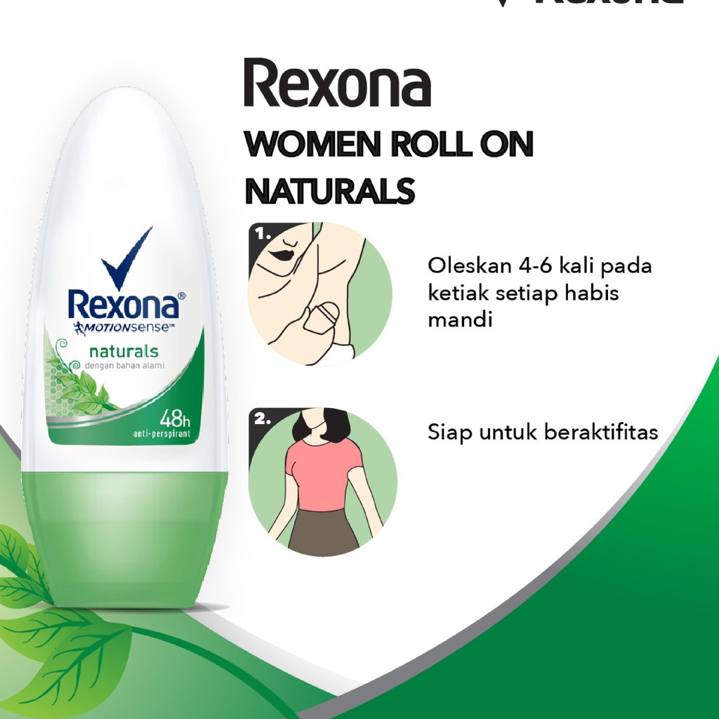 (Hàng Mới Về) Lăn Khử Mùi Zq_464 Rexona 50ml Dành Cho Nữ