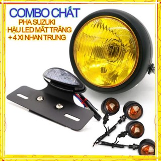 ⭐⭐⭐⭐⭐[COMBO] ĐÈN PHA ĐỘ CLASSIC + HẬU LED MẶT TRĂNG + 4 XI NHAN CLASSIC TRUNG