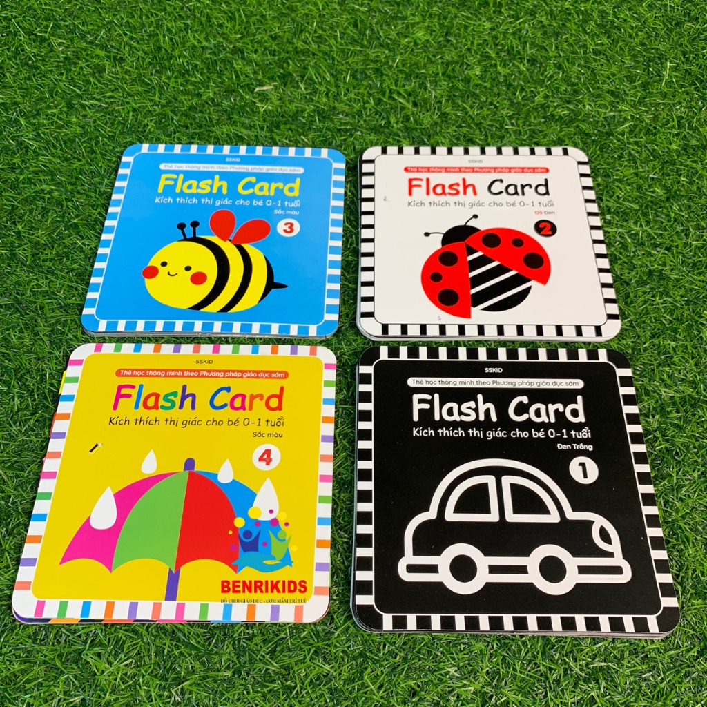 Tranh Kích Thích Thị Giác Thị Giác Cho Trẻ Sơ Sinh Cho Bé 0 - 3 Tuổi Trọn Bộ Hàng Việt Nam Chất Lượng Cao Ép Plastic