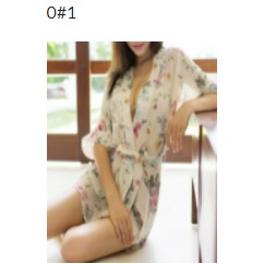 Sale 69% Áo choàng ngủ phong cách Kimono quyến rũ cho nữ,  Giá gốc 137000đ- 17F40