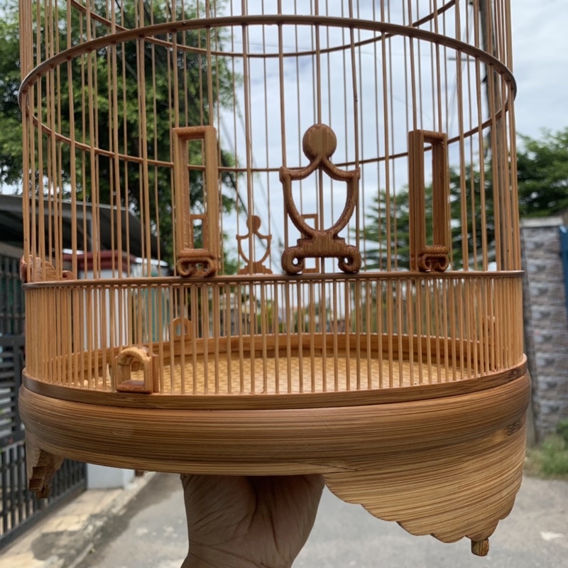 Lồng chim chích choè đất tre già, hàng kỹ