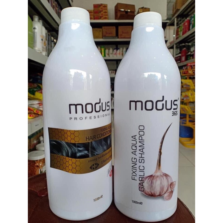 Dầu Gội Xả Modus Tỏi Kích Thích Mọc Tóc 1000ml - Modus chính hãng