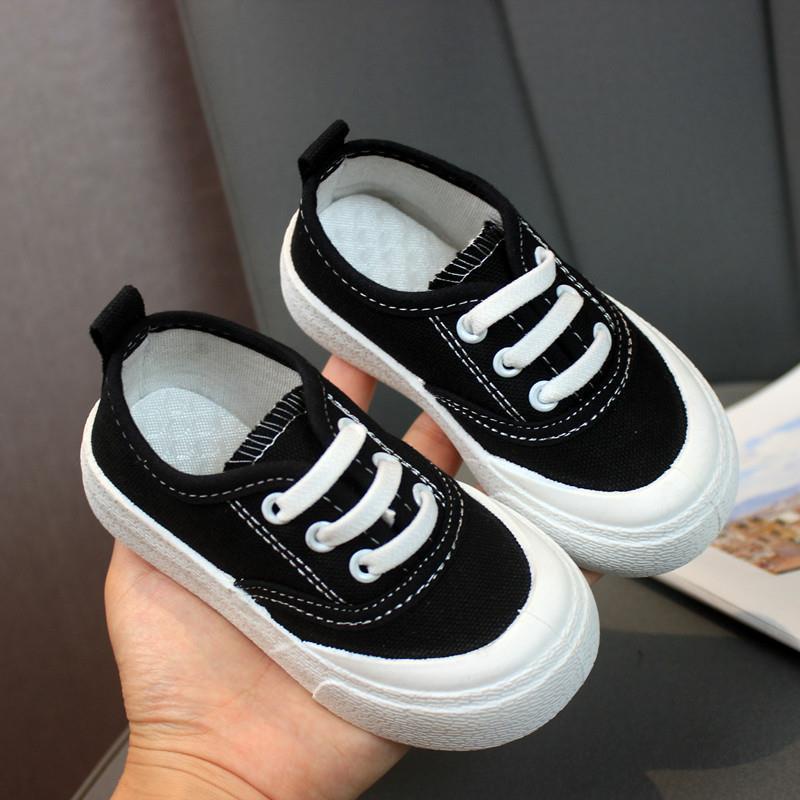 [Hàng Bán Chạy] Giày Vải Bạt Cổ Thấp In Họa Tiết Da Báo Phong Cách Hàn Quốc Thời Trang Xuân Thu Dễ Phối Đồ Cho Trẻ Em