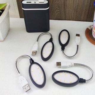 Đèn Led USB,đèn led mini 6 Bóng Siêu Sáng Để Bàn Nguồn USB Thân Hợp Kim Uốn Dẻo