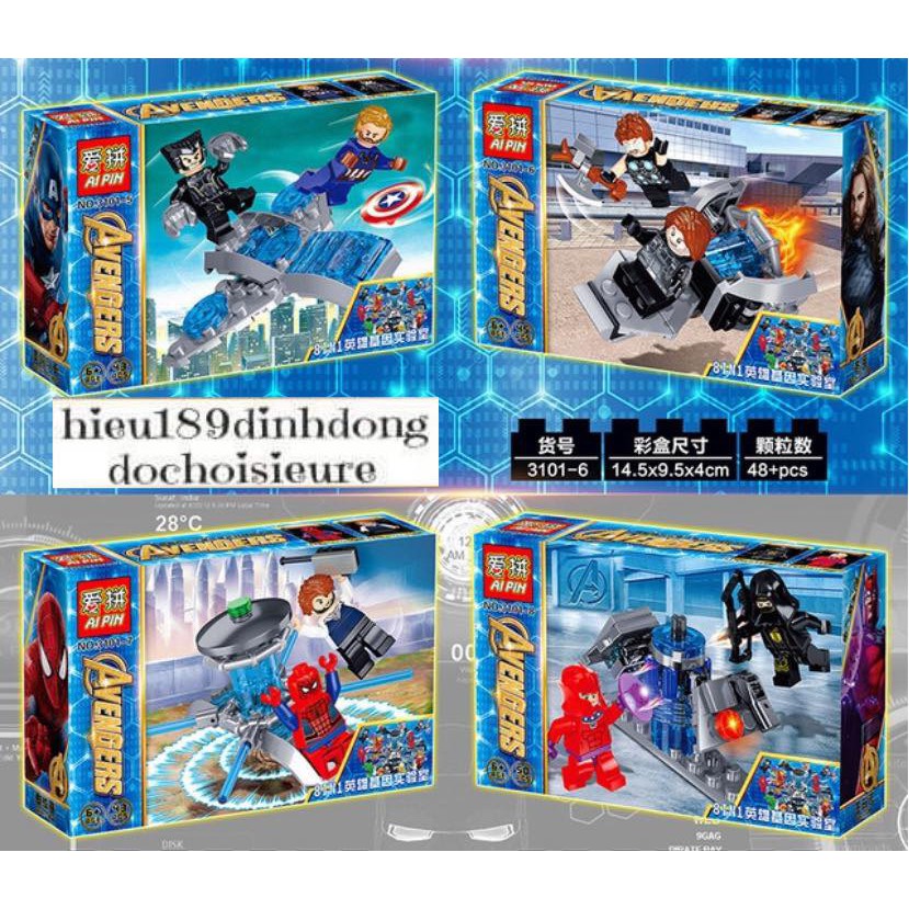 Lắp ráp xếp hình siêu anh hùng 3101