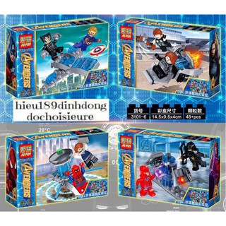 Lắp ráp xếp hình siêu anh hùng 3101