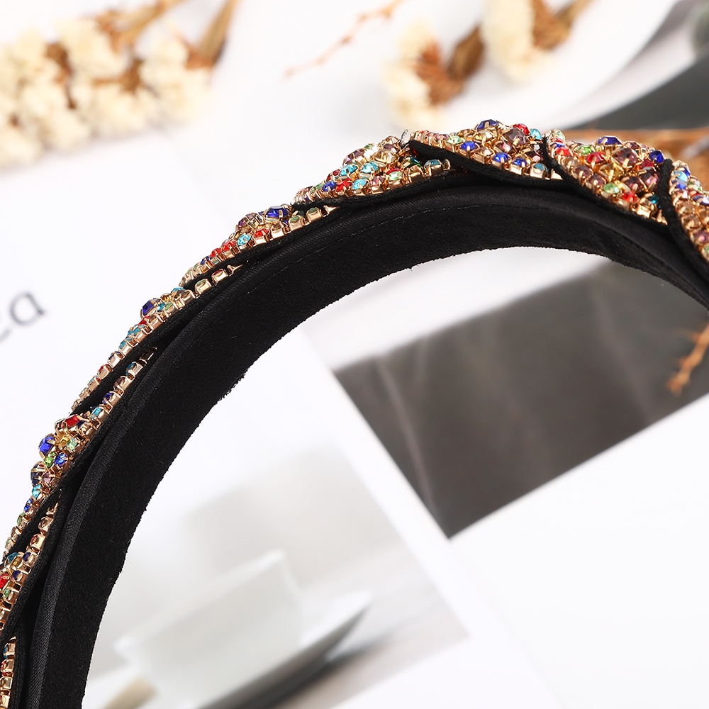 Haimeikang Cài Tóc Đính Đá Giả Kim Cương Sang Trọng Sáng Tạo Hàng Mới