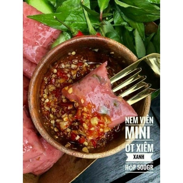 500g (25 viên) chỉ 100k Nem viên mini ớt xiêm xanh Huế 🥗 | BigBuy360 - bigbuy360.vn