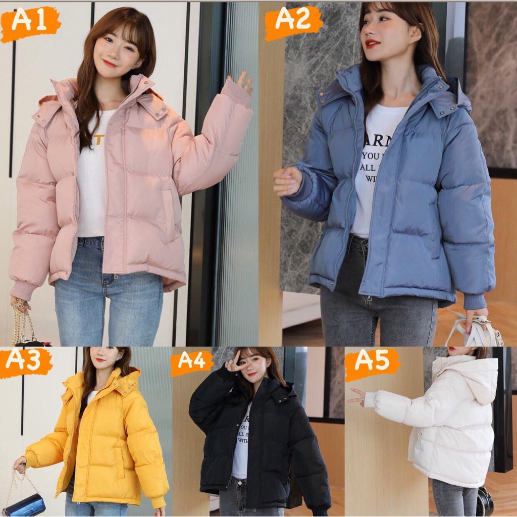 Áo phao nữ siêu nhẹ form chuẩn, dáng hàn quốc