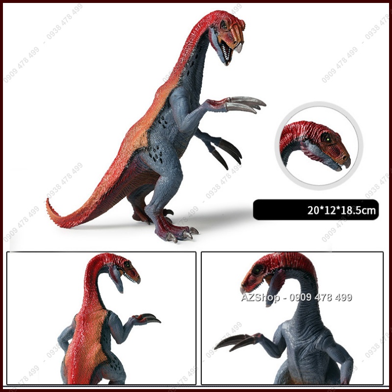 Mô Hình Khủng Long 3 Móng Dài Therizinosaurus - Cao 18cm - 7726.1