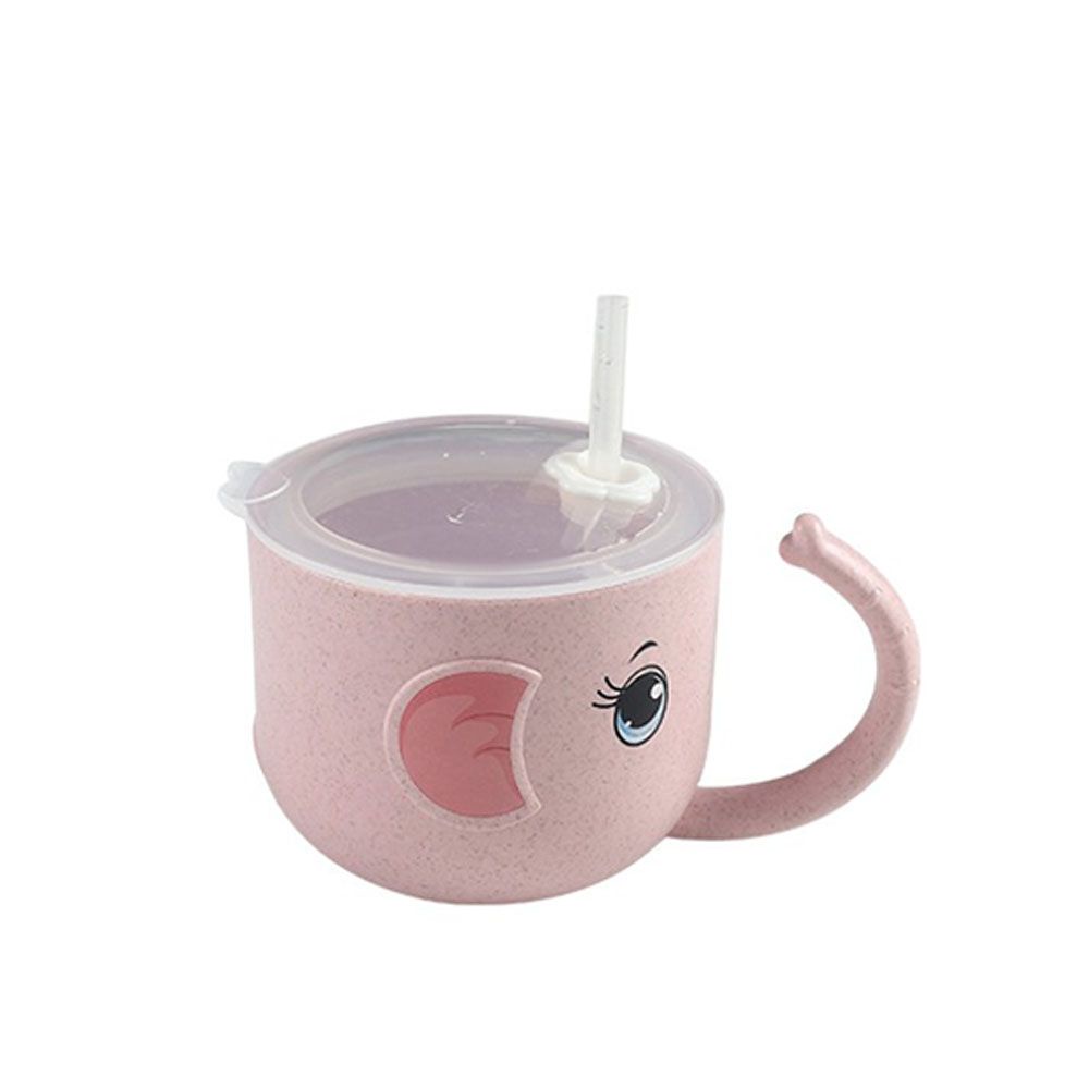 Bình Đựng Nước Thủy Tinh Chống Rò Rỉ Chống Rơi Có Nắp Đậy Nhiều Màu Sắc Dễ Thương Cho Trẻ Mẫu Giáo