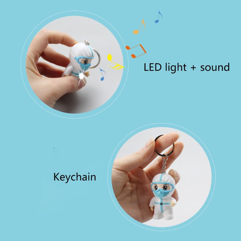 Móc Khóa Hình Y Tá Hoạt Hình Dễ Thương Dùng Làm Quà Tặng Lễ Tạ Ơn