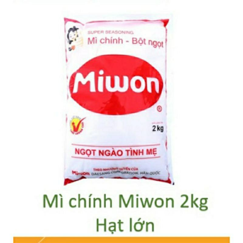 mì chính -bột ngọt miwon cánh to 2kg