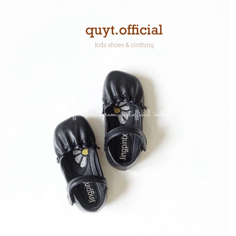 [Có sẵn/ Ảnh tự chụp] Giày búp bê bé gái chun mũi tiệm nhà Quýt