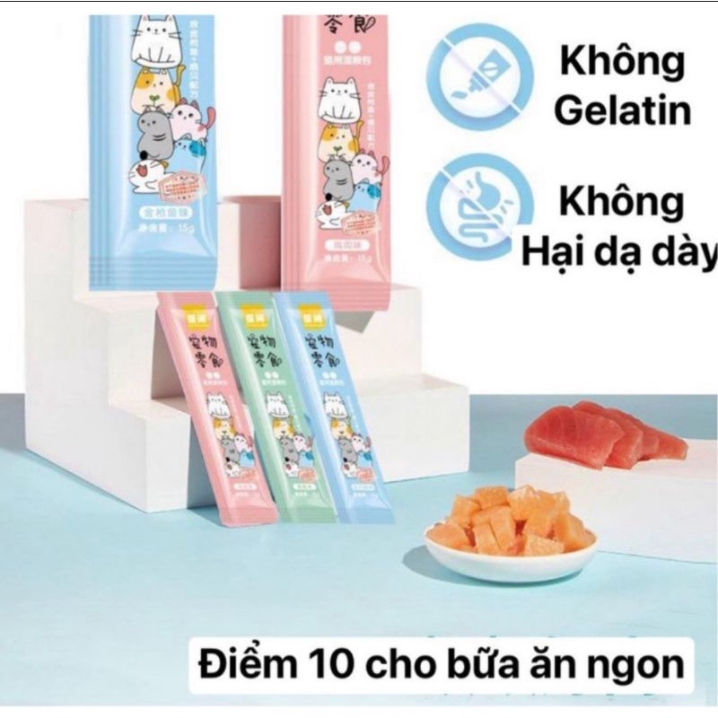 Súp thưởng cung cấp dinh dưỡng cho mèo Shizuka 15gr