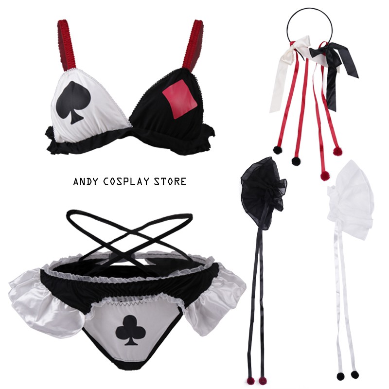 [CÓ SẴN] Set bra underwear hề đen trắng sexy cute 55 | BigBuy360 - bigbuy360.vn