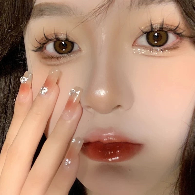 Mi giả gân trong siêu mềm tự nhiên hack mắt to đáng yêu kèm keo dán mi 5g