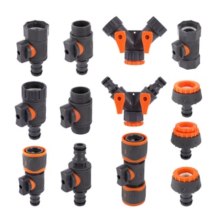 1 / 2 "3 / 4" 1 "Bộ chuyển đổi khớp nhanh Van kết nối nhanh màu đen Đẩy vào kết nối khớp nhanh Nhà kính Vườn Orchard Đầu nối ống nước Phụ kiện rửa xe