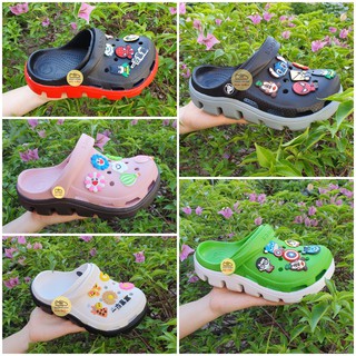 [Kids Shoes] Dép sục cá sấu Duet cho người lớn tặng kèm 12JB