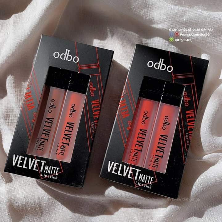 Set Son Lì Odbo Velvet matte lipstick set (OD569)