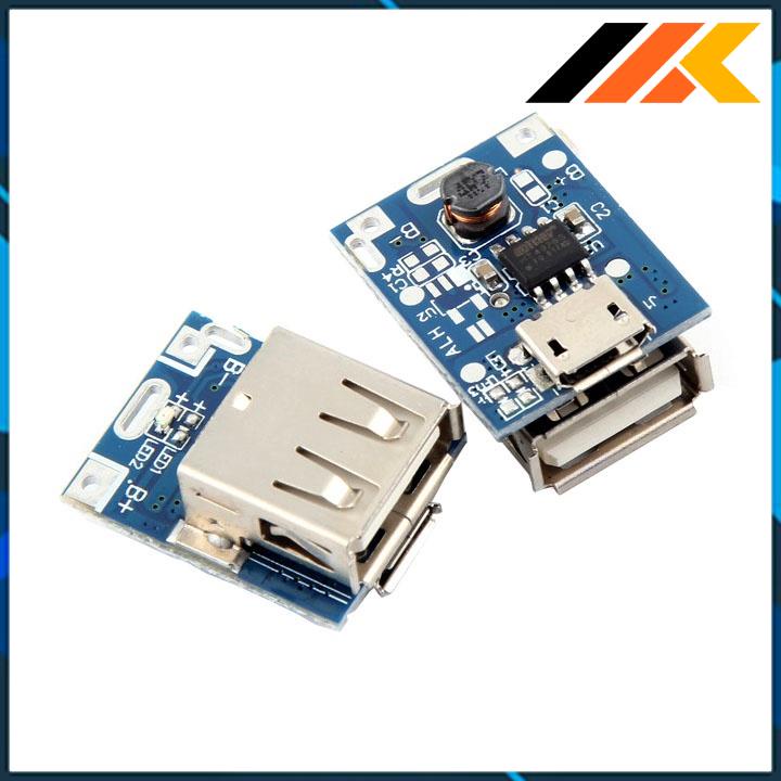Mạch Sạc Dự Phòng Mini 18650 Lipo 1A Có Đèn Báo Sạc Pin Lipo Pin 18650