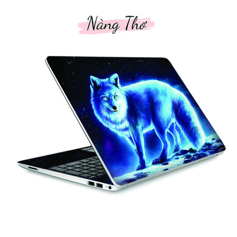 Decal dán laptop 3D siêu CUTE_ nàng thơ