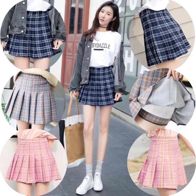 [ORDER] CHÂN VÁY TENNIS XẾP LY ULZZANG (CÓ SIZE LỚN)