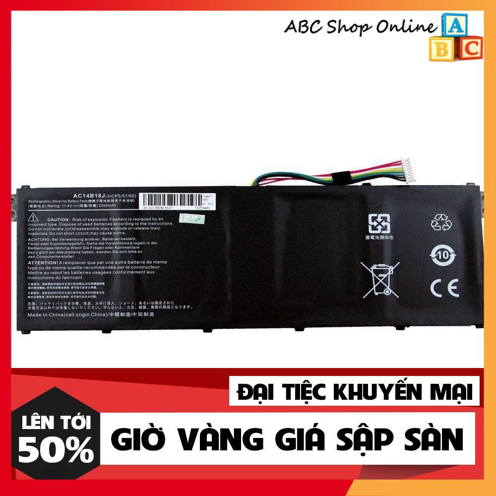 [Mã 273ELHA100K0 hoàn 7% đơn 500K] Pin Acer Aspire E5-721, E5-731, E5-731G, E5-771, E5-771G AC14B18J ( HÀNG ZIN)