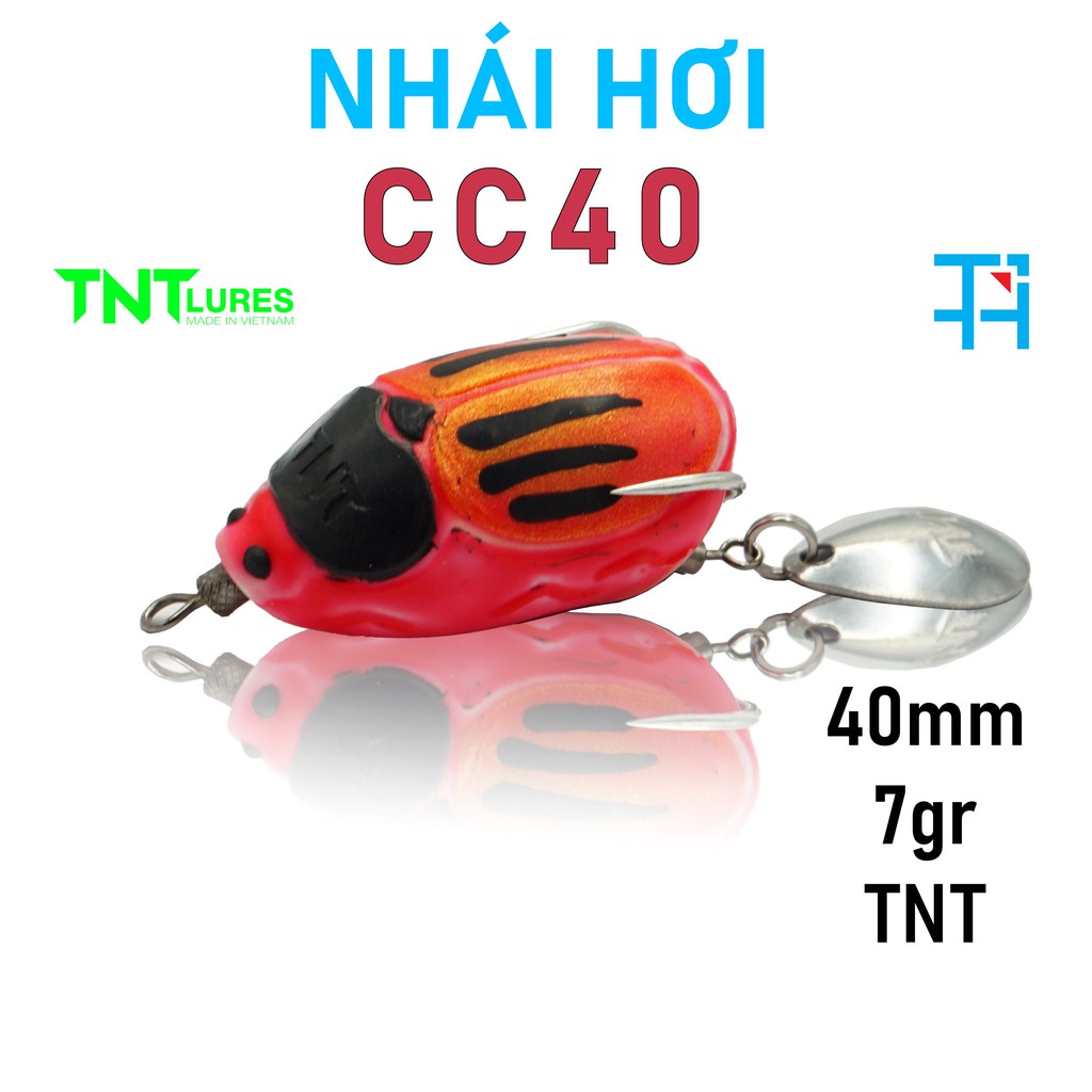 Nhái hơi CC40 / 4cm - 7gr / mồi giả câu cá lóc chính hãng TNT lure