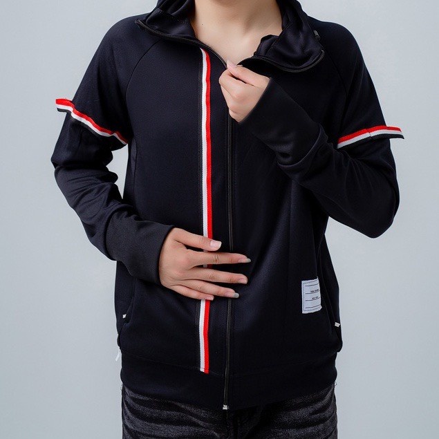 Áo Chống Nắng nam nữ Thome 1 sọc chất liệu umi phong cách hàn quốc, Áo chống nắng unisex nam nữ