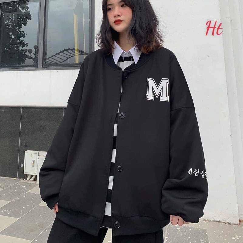 Áo bom ber M chữ hàn in tay H26
