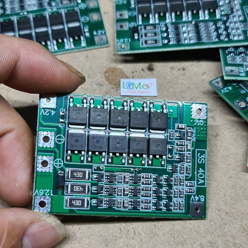 LIMO - Mạch 3s 40A. Mạch bảo vệ pin 3s 12,6V . Mạch bảo vệ pin Lithium 18650
