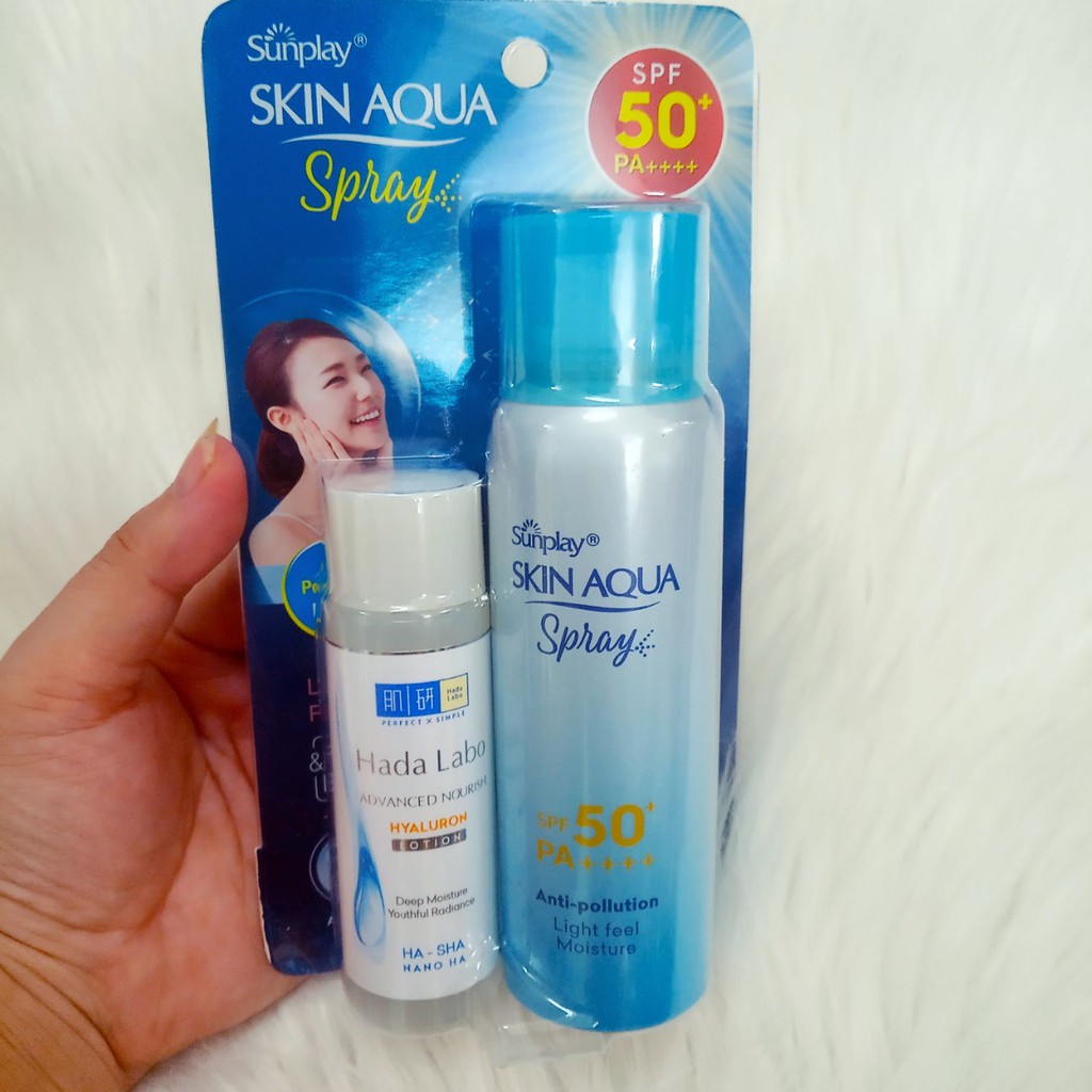 Xịt Chống Nắng Kháng Bụi - Sunplay Skin Aqua Spray (SPF50+, PA++++)