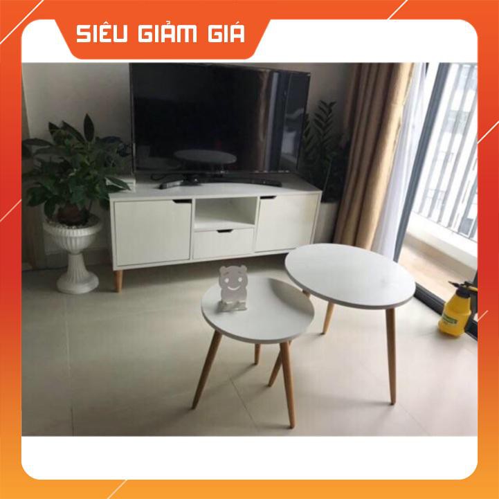 [Có 1 không 2] Combo 2 bàn trà sofa IGA.BT50M-BT40M