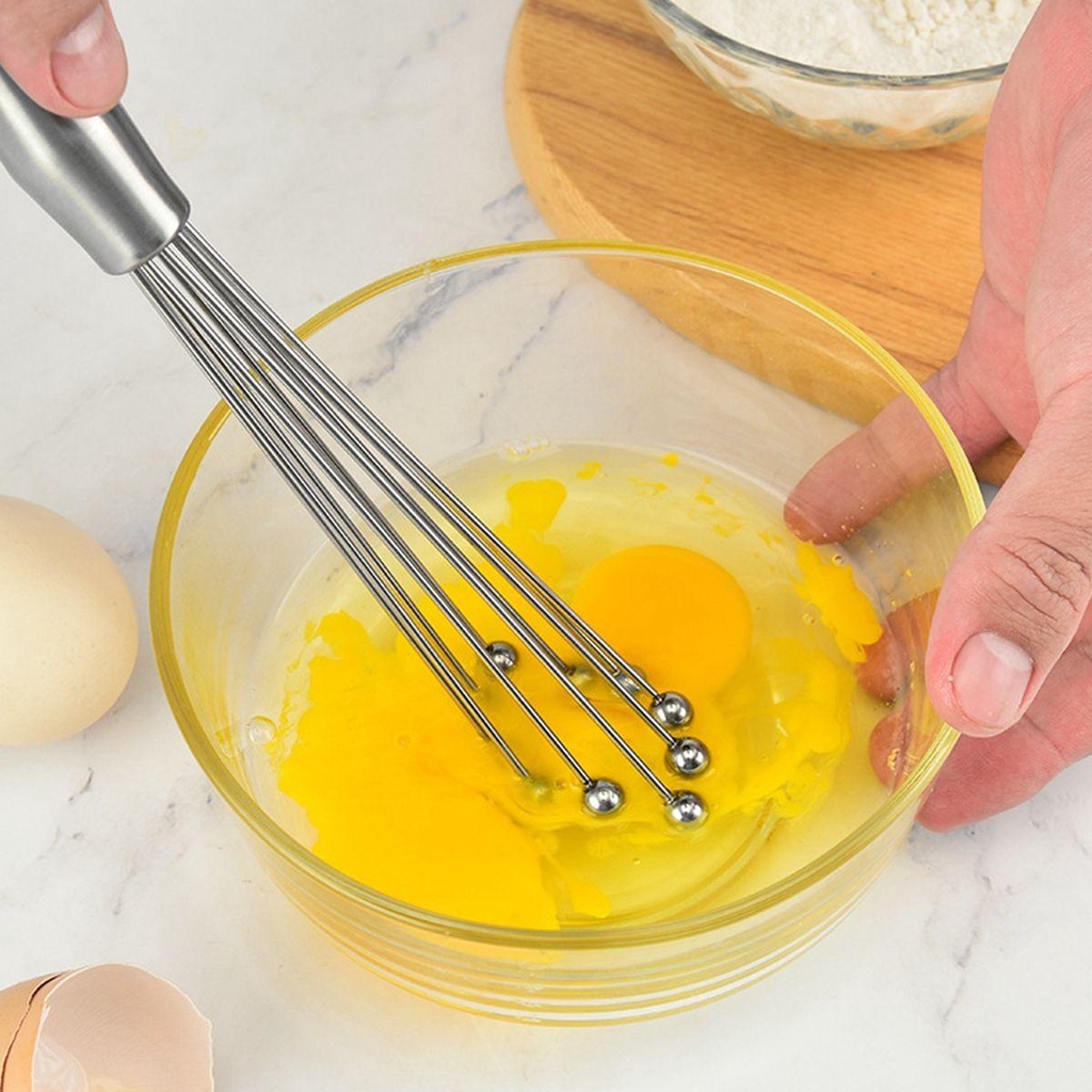 Dụng Cụ Đánh Trứng Mini Bằng Thép Không Gỉ