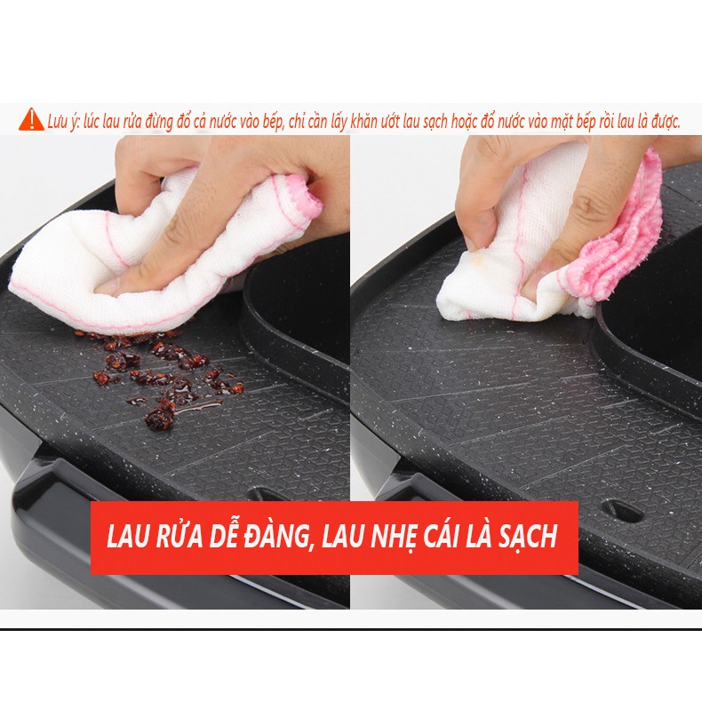 EP06 Nồi lẩu nướng đa năng cao cấp 6 người công suất cực đại 2000W