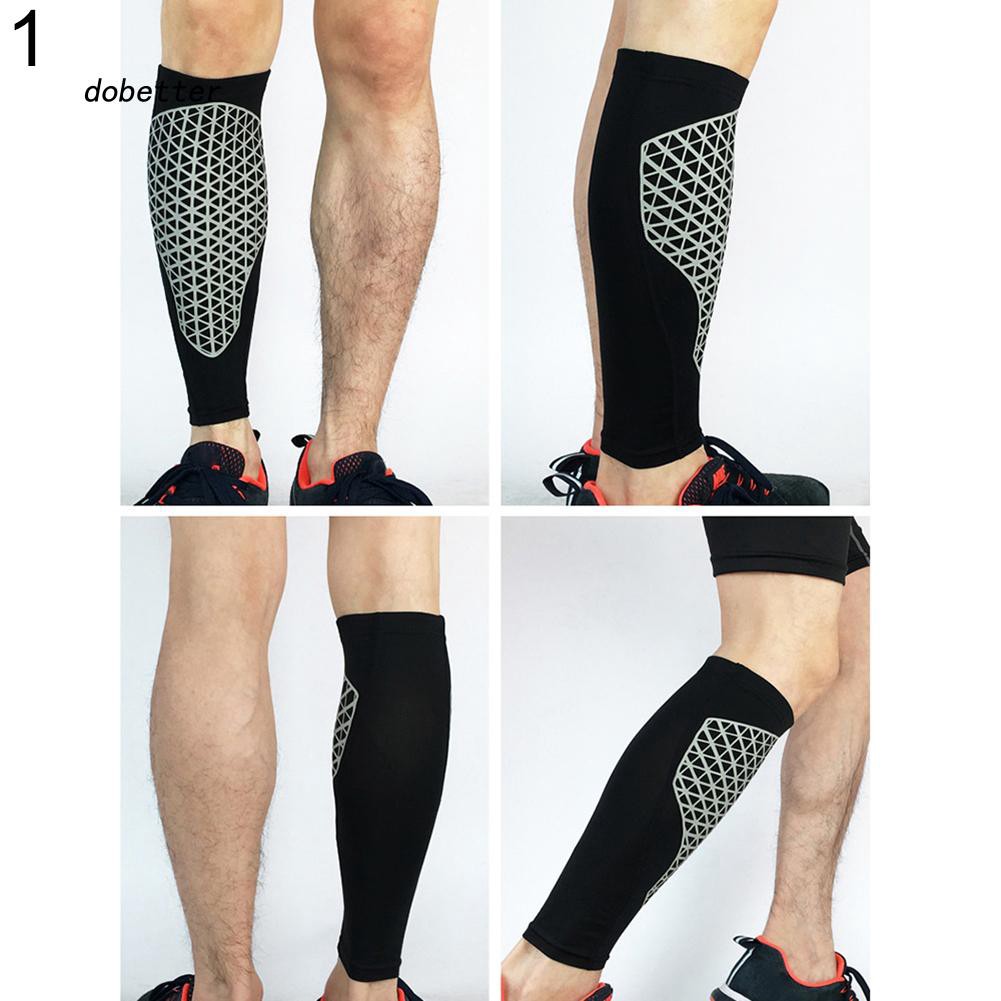 1 Vớ Nén Bắp Chân Hỗ Trợ Chạy Bộ / Đạp Xe Thể Thao Unisex