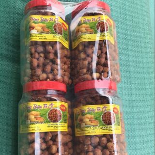 Đậu phộng rang tỏi ớt sét 4 lọ