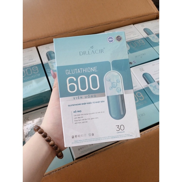 30 VIÊN UỐNG TRẮNG DA NÁM GLUTATHIONE 600 VIÊN TRẮNG DA NGỪA NÁM CỦA DR.LACIR