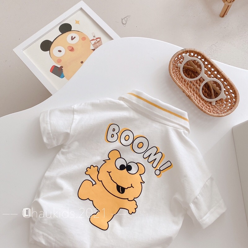 (jean baby) Áo phông cộc tay cho bé trai bé gái (7-16kg)