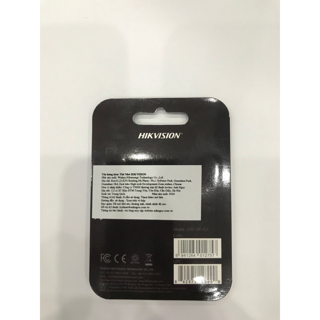 Thẻ Nhớ Micro SD Hikvision 32Gb Class 10 chất lượng cao