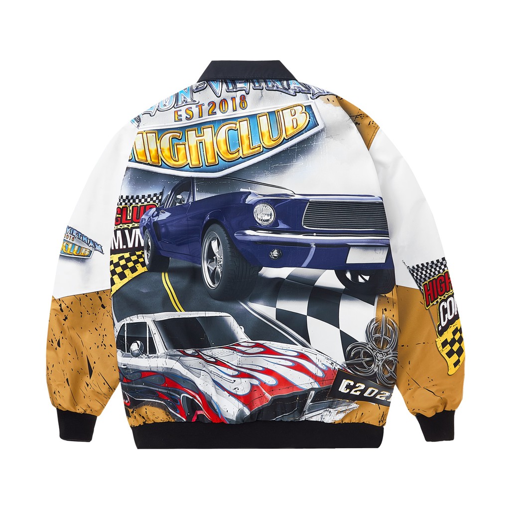 [Mã SKAMSALE06 giảm 10% tối đa 100K đơn 150K] Áo khoát Highclub Racing Overprint Jacket | BigBuy360 - bigbuy360.vn