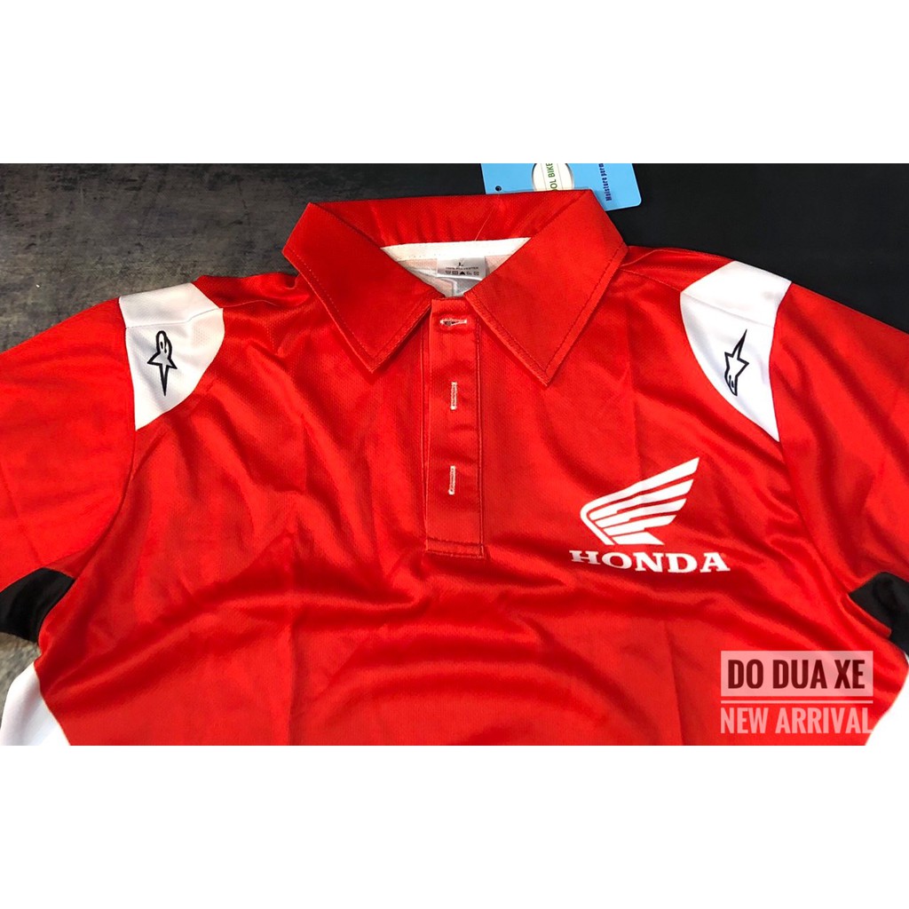 Áo thun đua xe polo Moto GP_Honda